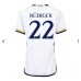 Maillot de foot Real Madrid Antonio Rudiger #22 Domicile vêtements Femmes 2023-24 Manches Courtes